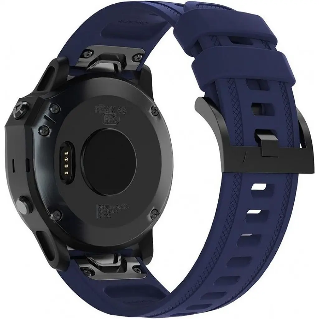 Ремінець ArmorStandart Silicon для Garmin 20mm Dark Blue (ARM60810) [141554] - фото 3