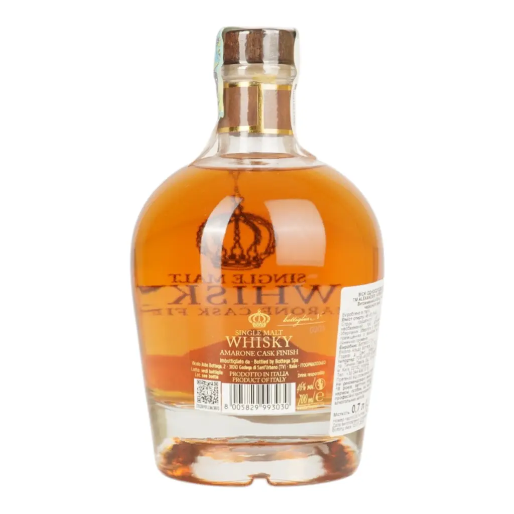 Віскі Alexander Aqva Di Vita Amarone Cask Finish Single Malt 46% 0.7 л - фото 3