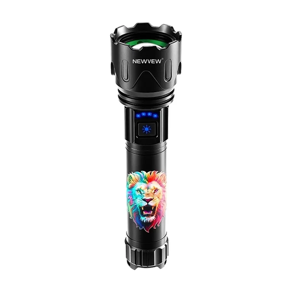 Ліхтар NEWVEW NV-K47-Lion 3000mAh Black (NWVW-NV-K47-LION-BK)