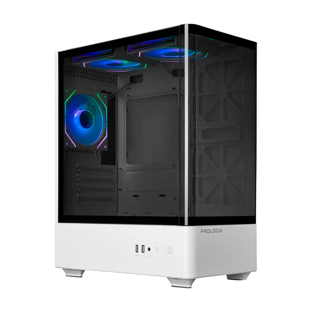 Корпус для ПК Prologix Lumi GM-01AW Glass White - фото 3