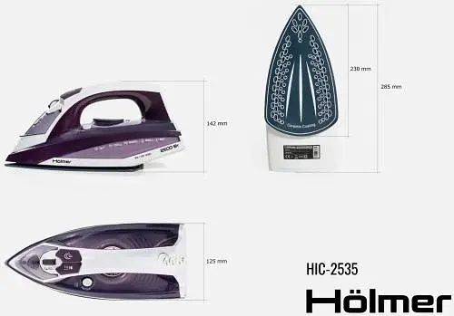 Праска Holmer HIC-2535 Violet/White 2500W teh0019939 - фото 3