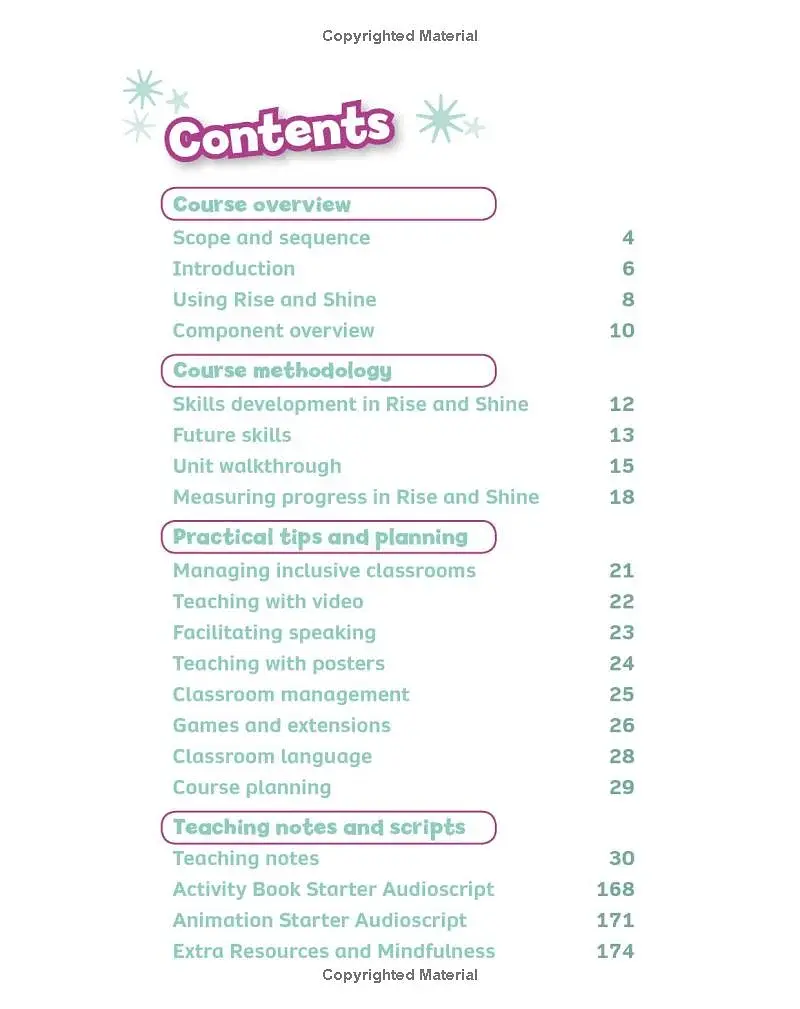 Rise and Shine. Starter. Teacher's Book +eBook +Activity eBook +DR - фото 3