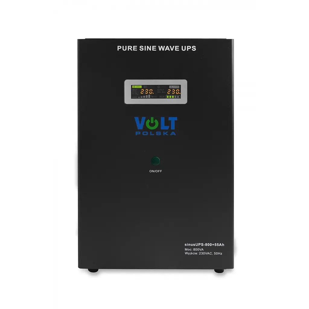 Блок бесперебойного питания Volt Polska SINUS UPS 800 + AKU 55Ah (500/800W) - фото 2