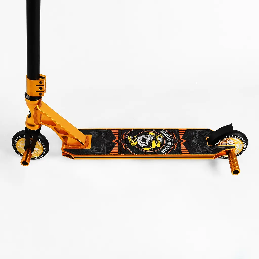 Самокат трюковий Best Scooter 60х85 см Оранжевий 000231641 - фото 3
