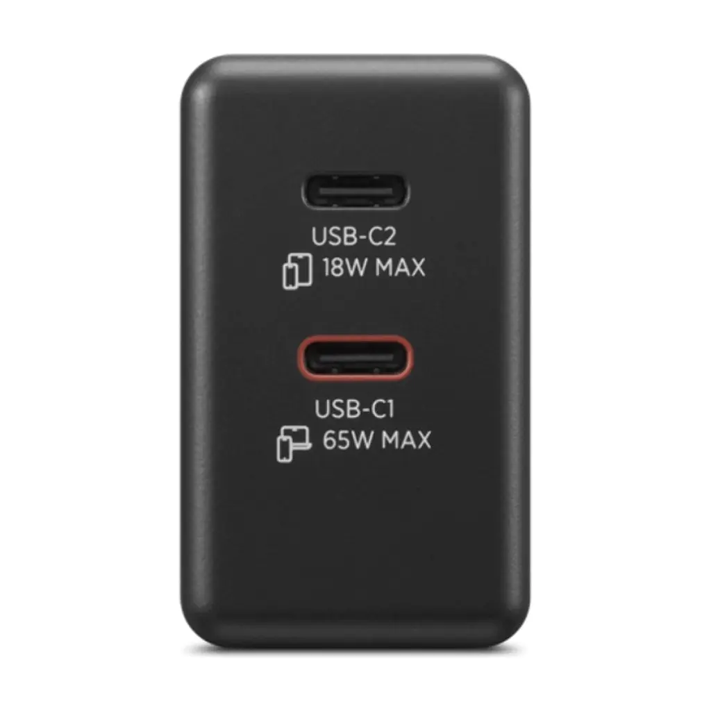 Блок питания для ноутбука Lenovo Dual USB-C 65W GaN Charger (40AW065BEU) - фото 8