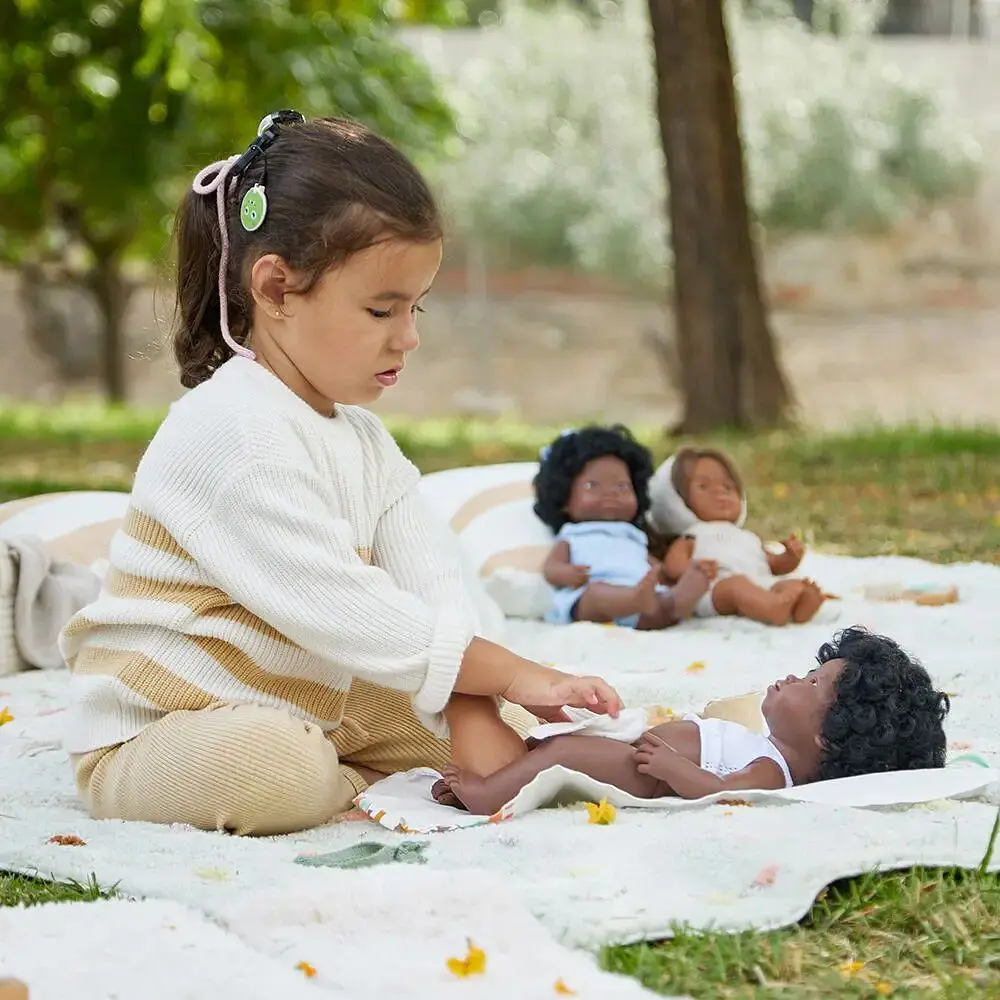 Ігровий дерев'яний набір по догляду за лялькою Miniland Wooden Care Set (94061) - фото 4
