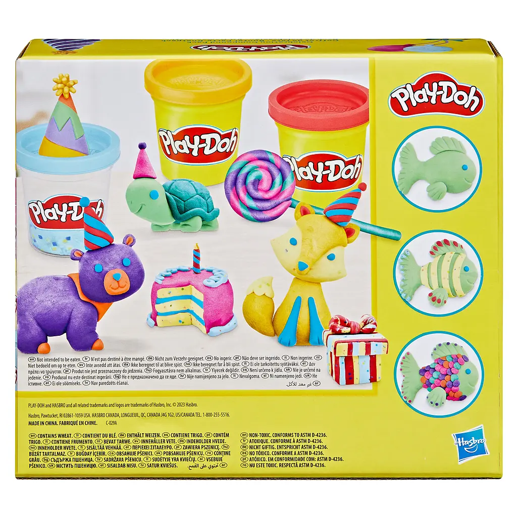 Набор для творчества Hasbro Play-Doh 12 баночек с массой для лепки (G0149) - фото 3