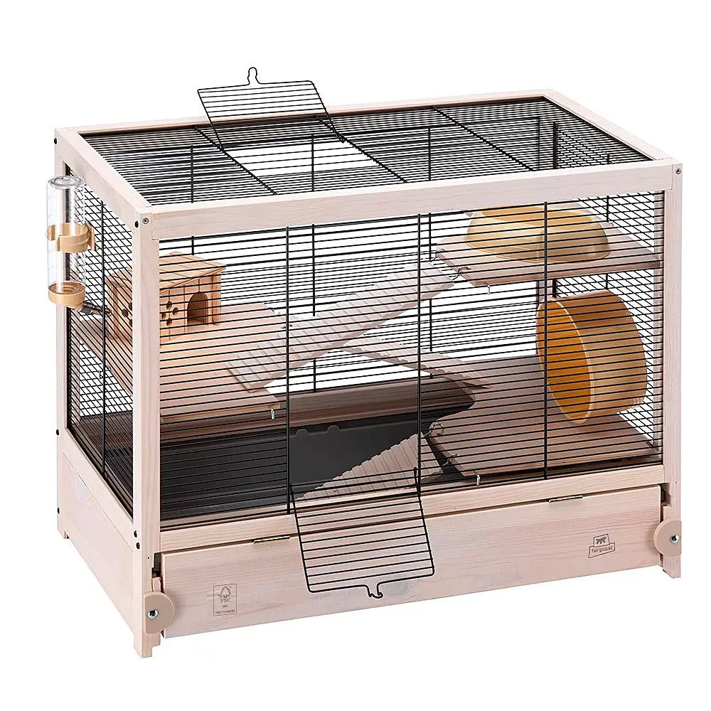 Деревяна клітка Ferplast Hamsterville для хом`яків та мишей - фото 14