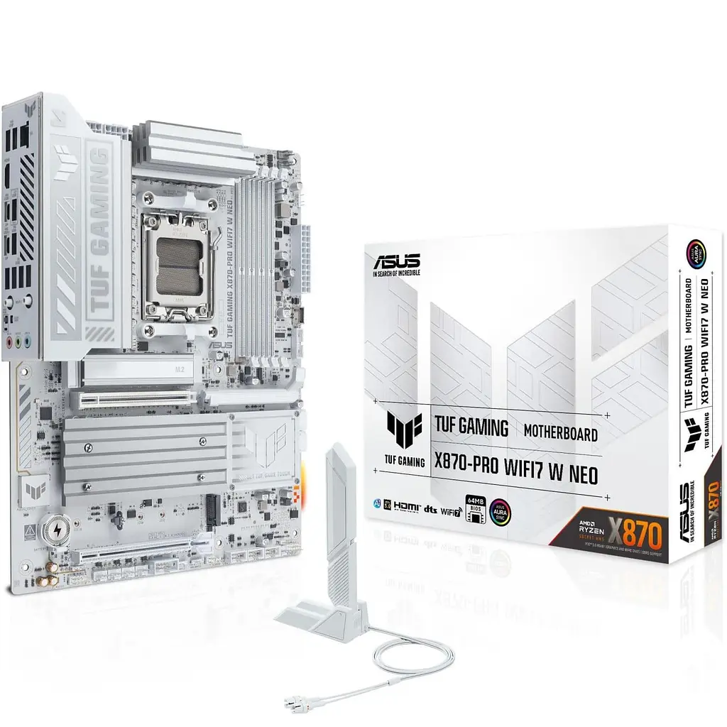 Материнська плата ASUS TUF GAMING X870-PRO WIFI7 W NEO White (TUF GAMING X870-PRO WIFI7 W NEO) (Socket AM5, AMD X870, ATX) - фото 7