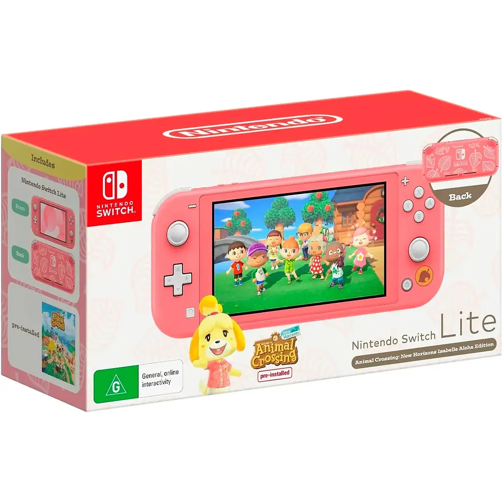 Портативна ігрова консоль Nintendo Switch Lite Animal Crossing: New Horizons Isabelle Aloha Edition - фото 6