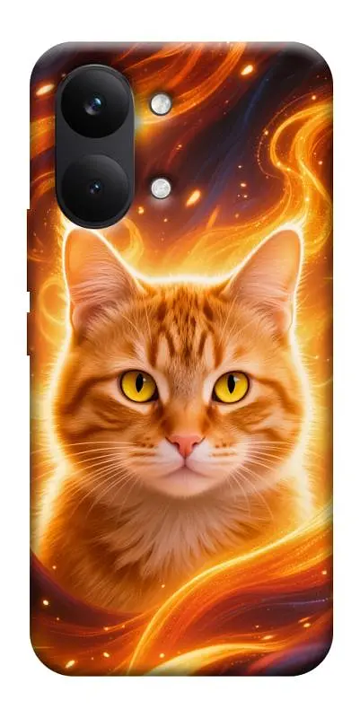 TPU чохол Demsky Fire cat для Xiaomi Poco X8 Pro Max