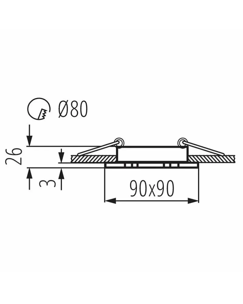 Точечный светильник Kanlux 19458 Seidy GX5.3 1x50W IP20 - фото 3