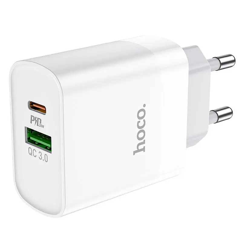 СЗУ Hoco C80A Plus Rapido PD20W+QC3.0 (1USB-A/1C) - фото 3