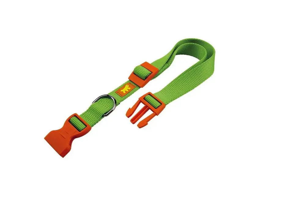 Нашийник для собак Ferplast Club Colours C25/70 нейлоновий зелений 2.5х45-70 см 75265903