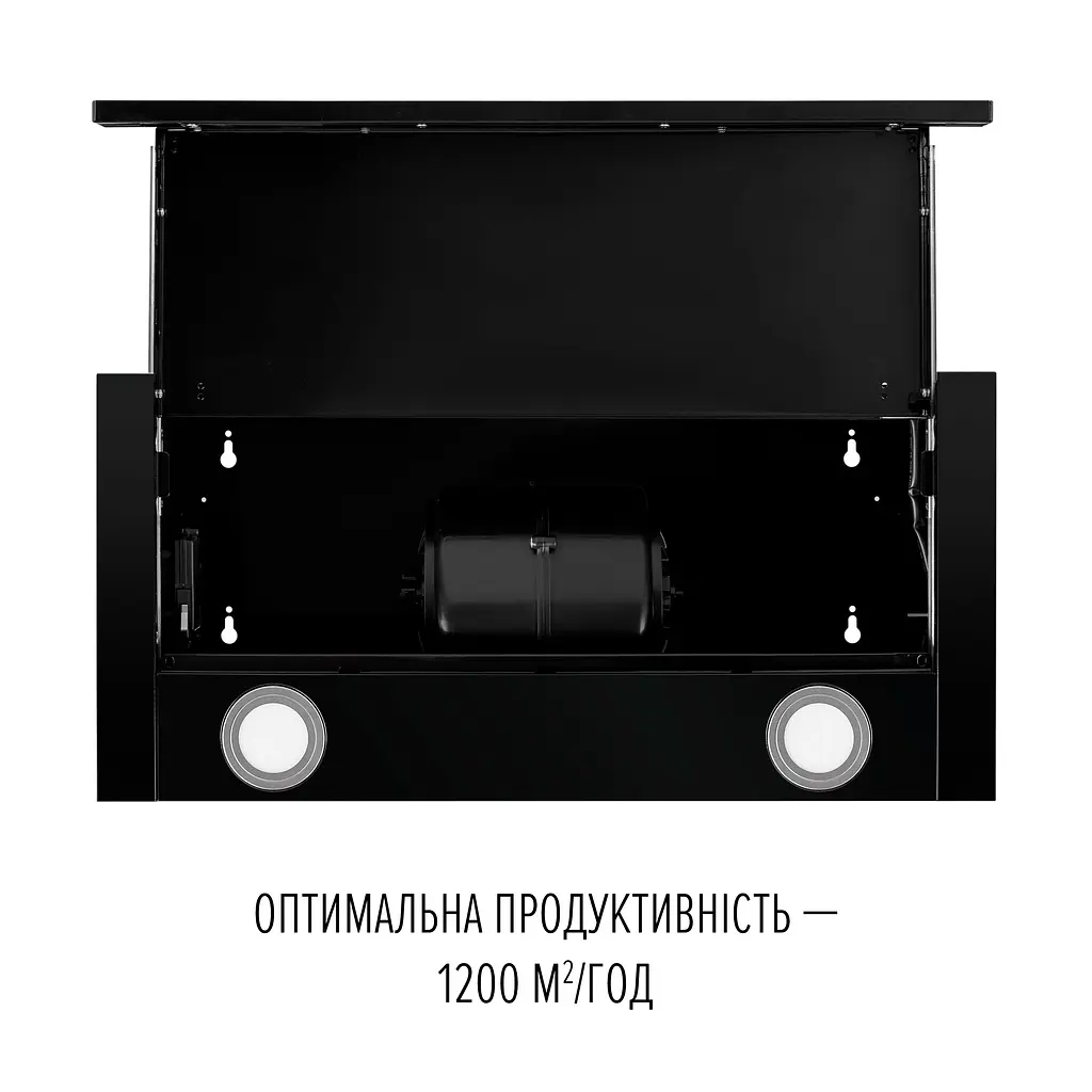 Витяжка телескопічна PERFELLI TL 6822 BL 1200 LED - фото 8