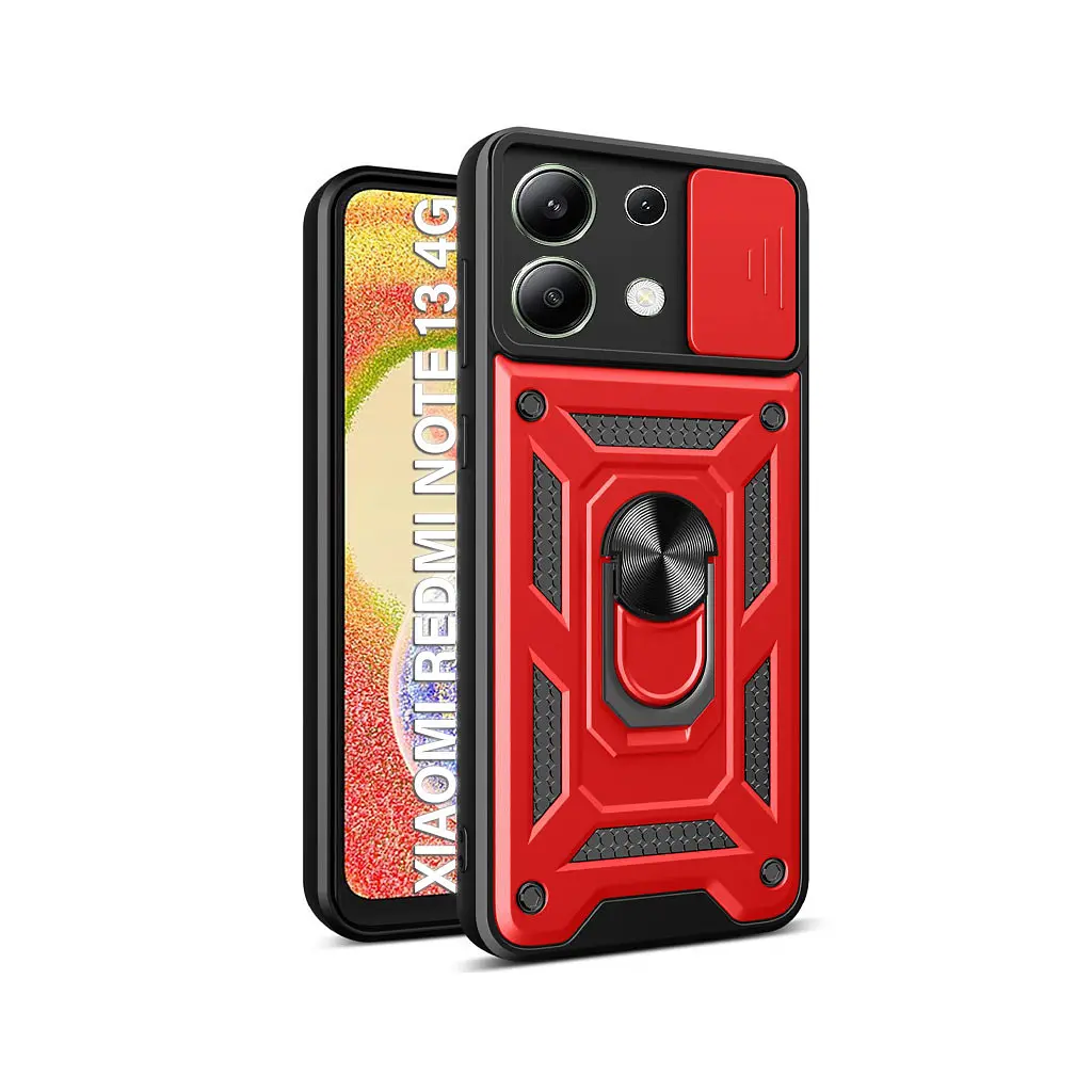 Чохол до мобільного телефона BeCover Military Xiaomi Redmi Note 13 4G Red (710692) - фото 6