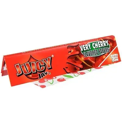 Папір для самокруток Raw Juicy Jay’S Cherry King Size Slim - фото 2