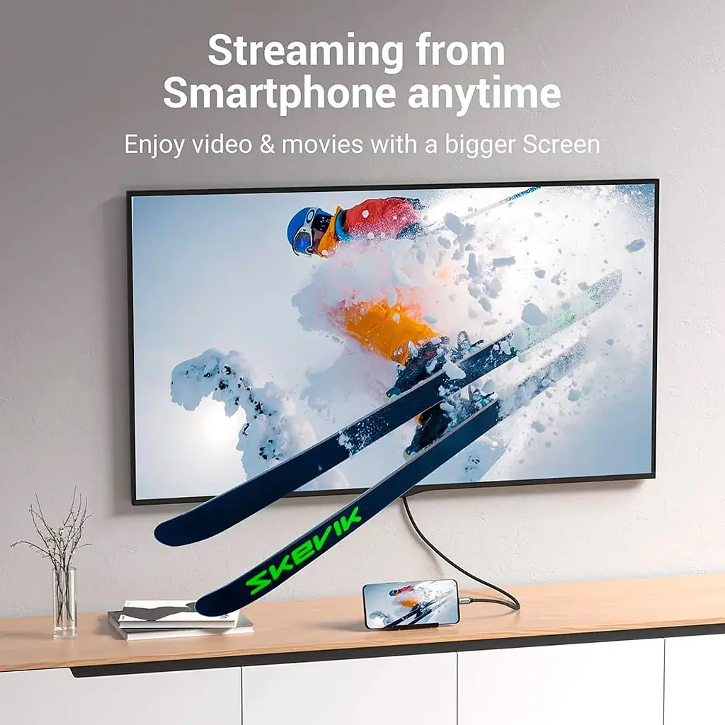 Кабель Vention HDMI-Type-C V 2.0 1.5 м (CRBBG) - фото 6