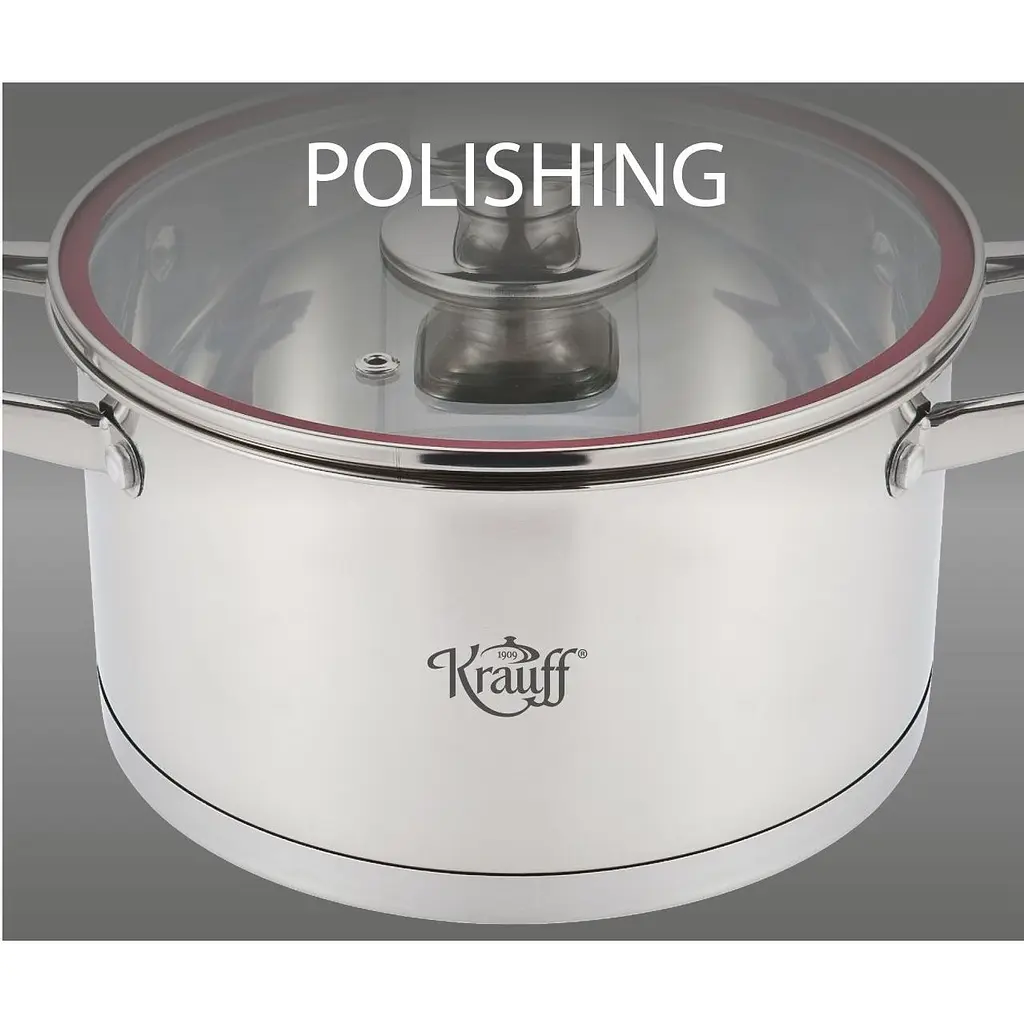 Кастрюля Krauff Prime Chef со стеклянной крышкой 2.7 л 18 см (26-238-039)  - фото 3