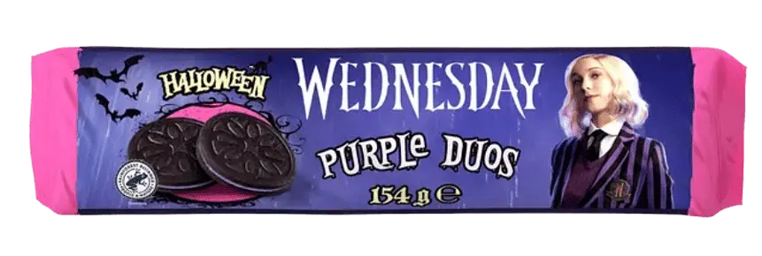 Печиво Halloween Wednesday Purple Duos 154г