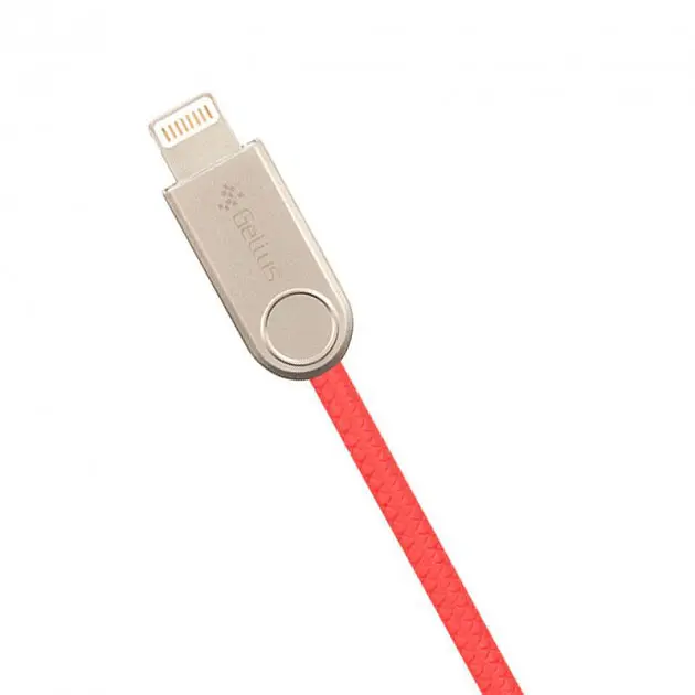 USB кабель Gelius Pro Nylon Lay 2A Apple Lightning Red - фото 3