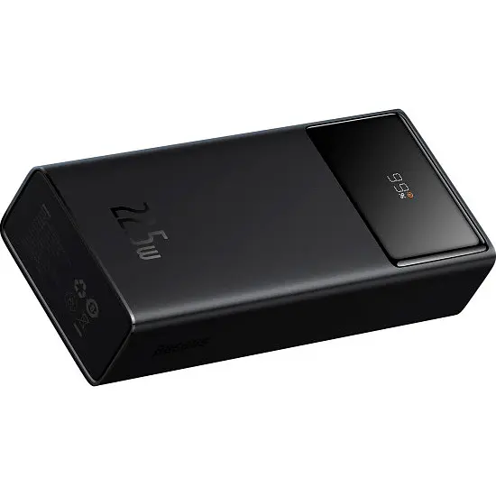 Зовнішній акумулятор Baseus Star-Lord Digital Display 30000mAh 22.5W Black (PPXJ080101) [101224] - фото 5