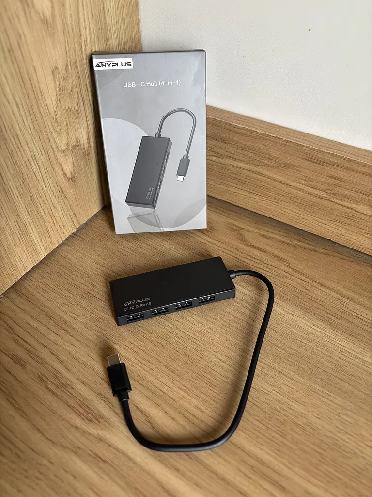 USB хаб ANYPLUS HT-00603C USB-C 3.0 4в1 (SKU-172) - фото 9