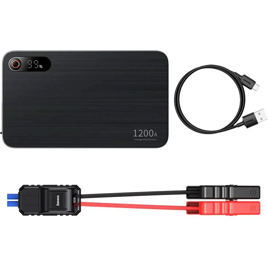 Пускозарядное устройство Baseus Super Energy Pro+ 1200A Car Jump Starter Black [C00245700111-00] - фото 3