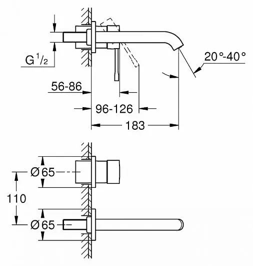Змішувач для умивальника Grohe Essence New 19408001, Хром - фото 2