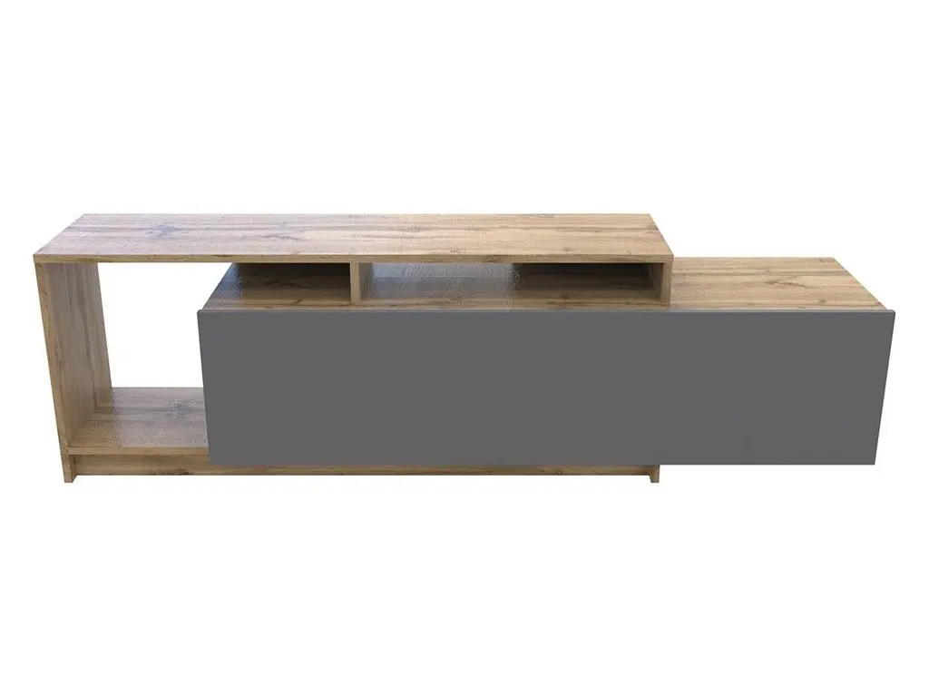 Стінка у вітальню Doros U2 Тахо Графіт ДСП 160х38х48 см (41510106) - фото 3