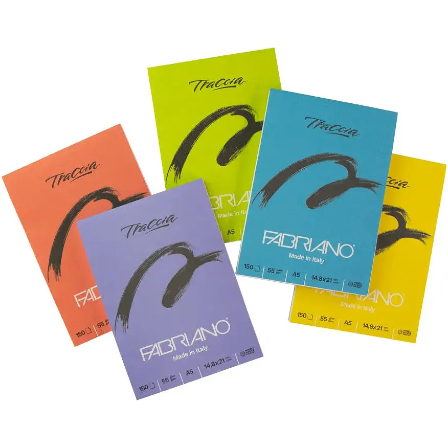 Блок бумаги для графики и каллиграфии Fabriano Traccia А5 55 г/м2 150 листов - фото 4