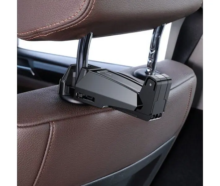 Автотримач Baseus BackSeat Car Mount Holder (SUHZ-A01) Black [57212] - фото 4