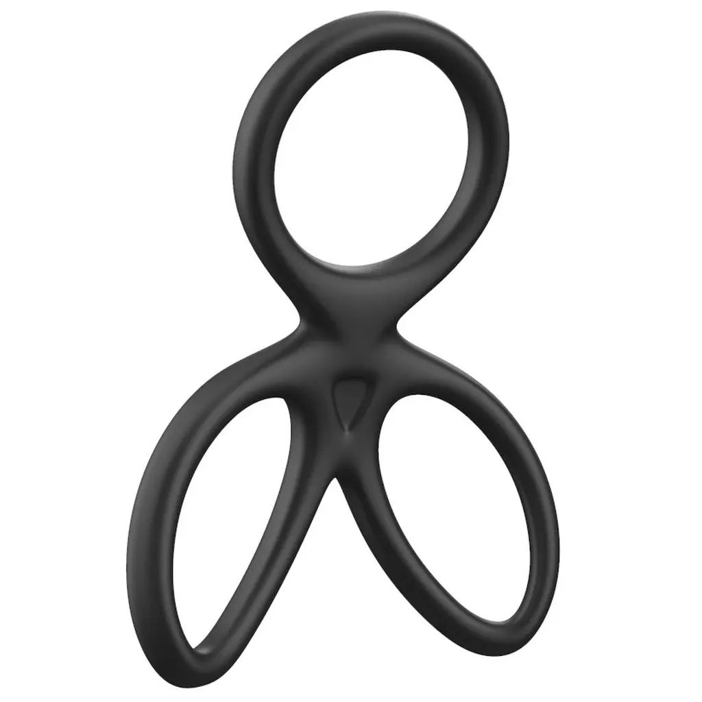 Ерекційне кільце Erospace Men’s Play Triple Silicone Cock Ring B14 - фото 4