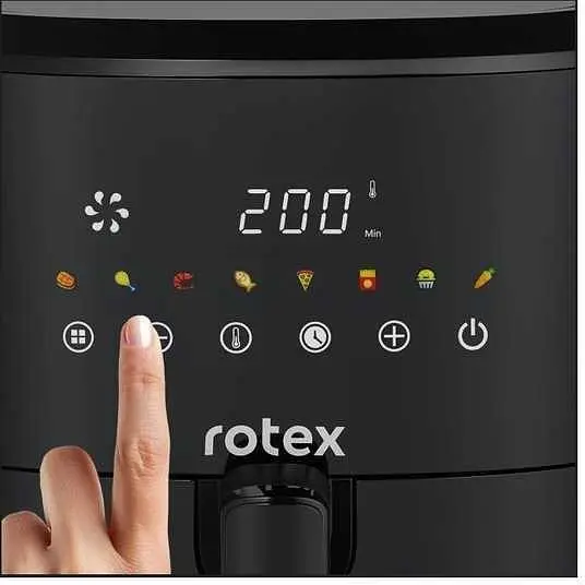 Аерофритюрниця Rotex ROM650-XL MultiFry електрична 6.5л Чорний 1700 Вт - фото 8