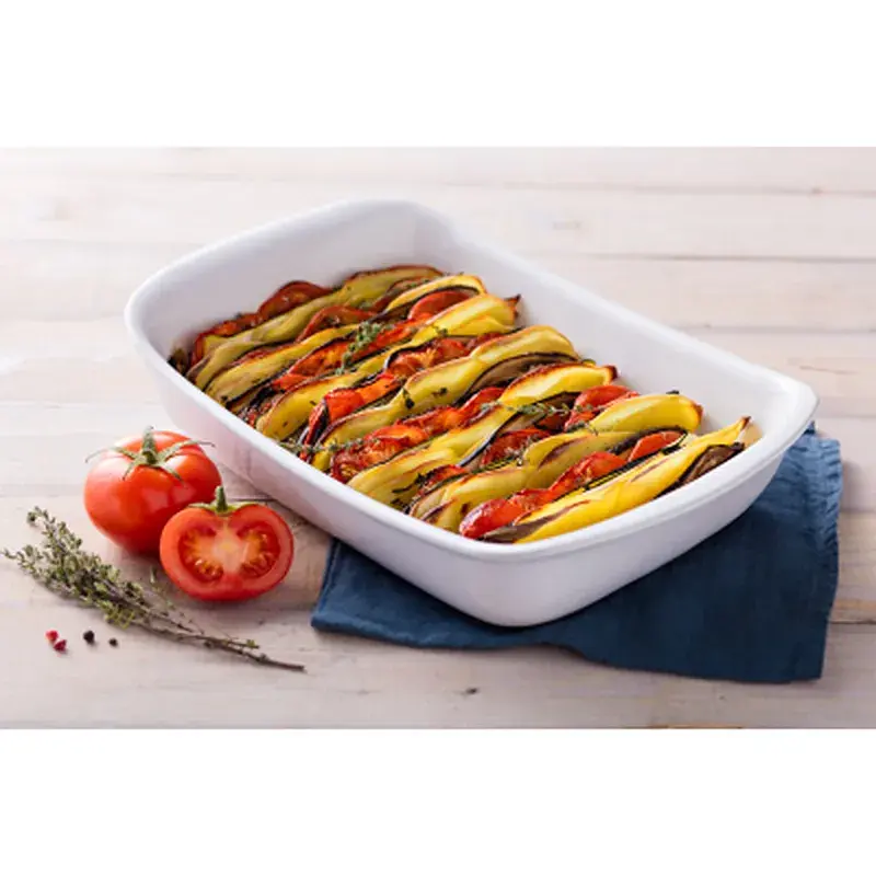 Форма для випікання Pyrex Supreme white прямокутна 22 х 15 см (SU22RR1/7648) - фото 2