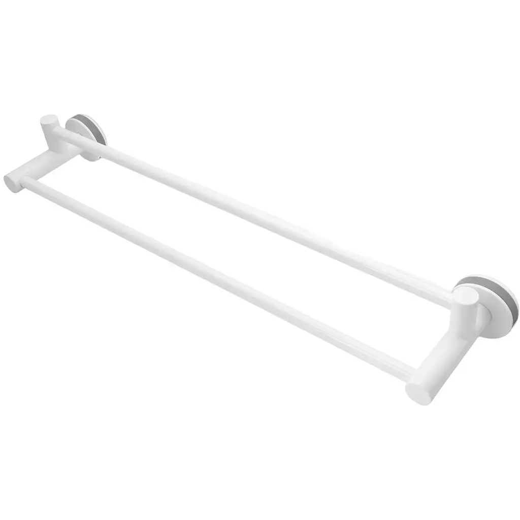 Тримач для рушників MVM BP-31 подвійний, білий (BP-31 WHITE) - фото 2