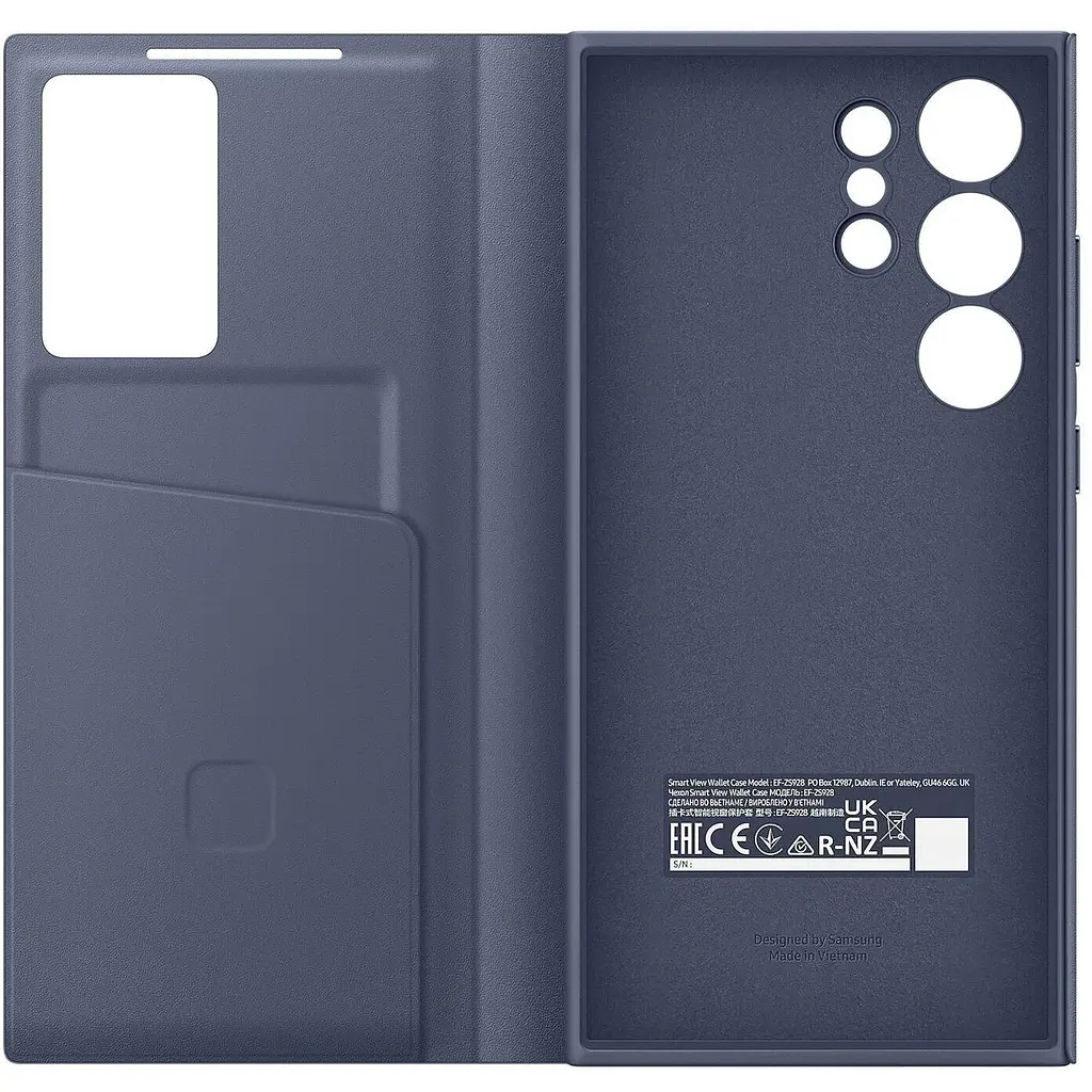 Оригінальний чохол-книжка Smart View Wallet Case для Samsung Galaxy S24 Ultra (6.8") Violet EF-ZS928CVEGWW - фото 3