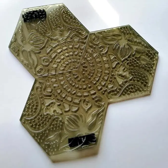 Гнучкий поліуретановий штамп - форма для відбитку по бетону та штукатурці A.N.B. ГАУДІ шестигранник - фото 6