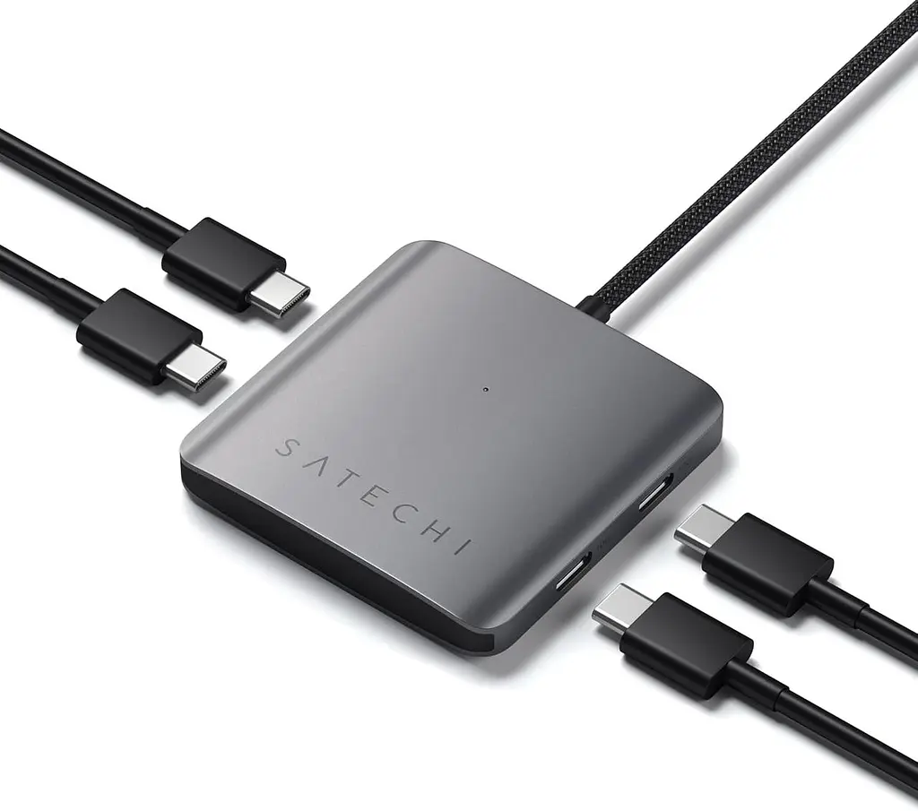 USB-C хаб Satechi 4-в-1 з USB 3.2 10Gbps та зарядкою PD 100W