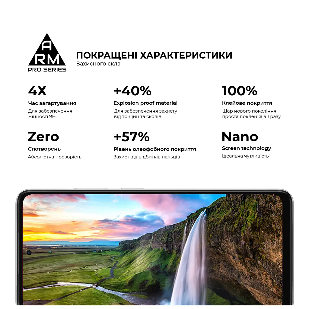 Скло захисне Armorstandart Pro OPPO A5X 4G / A5X 5G (ARM85392) - фото 5