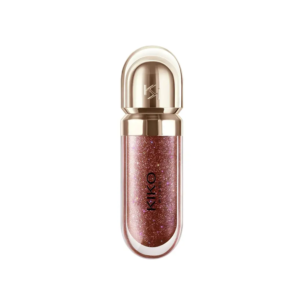 Блиск для губ KIKO MILANO 3D Hydra Lipgloss 44 Disruptive Brown - фото 2