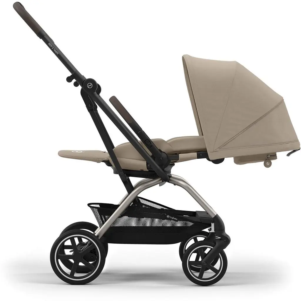 Коляска Cybex Eezy S Twist+ 2 TPE B Almond Beige (з бампером) (524000127) - фото 4