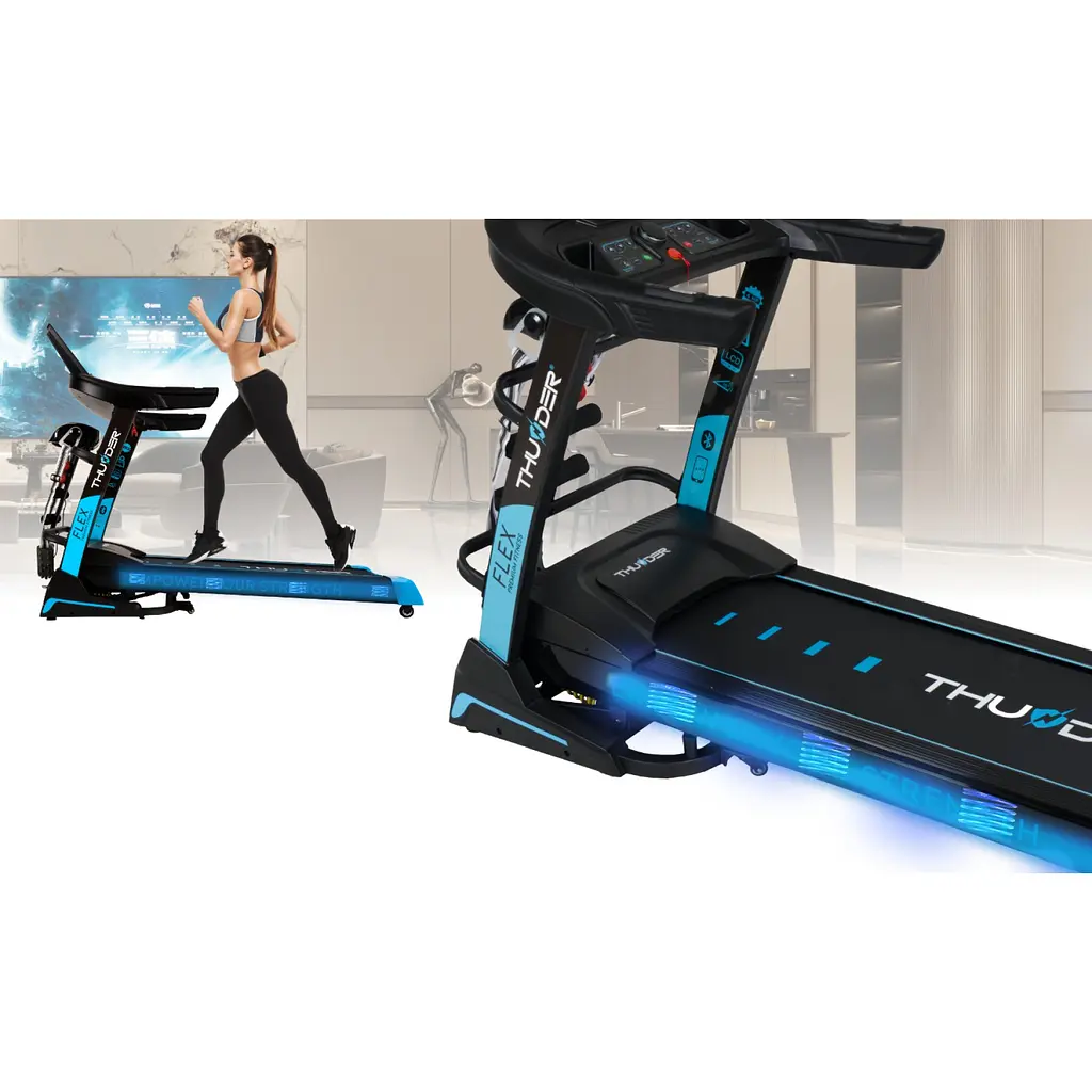 Беговая дорожка THUNDER Flex-DS Black - фото 10