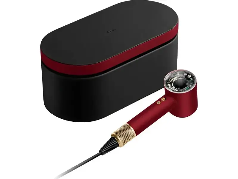 Фен Dyson Supersonic HD16 Nural Straight+Wavy Red Velvet/Gold (493117-01) - фото 5