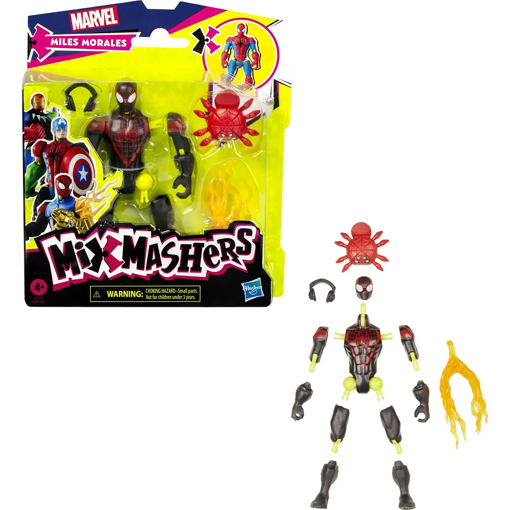 Іграшка-фігурка Hasbro Marvel MixMashers Spider-Man Miles Morales (F9205_F9214) - фото 5