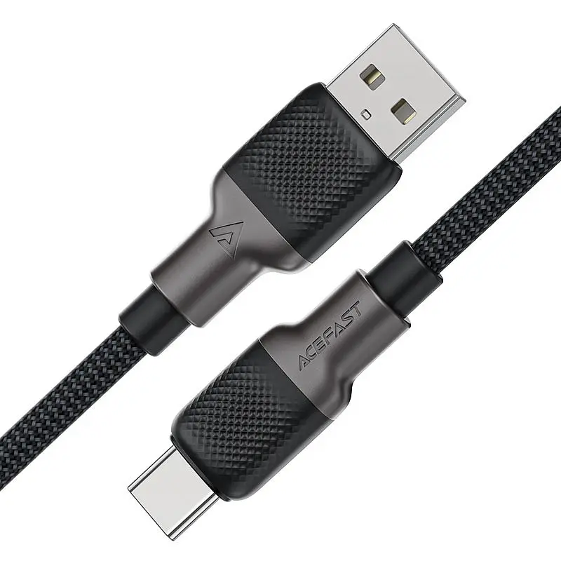 Кабель USB 2.0 AM-Type-CM, 1,2 м, 60W silicone braid C10-04 Acefast - фото 2