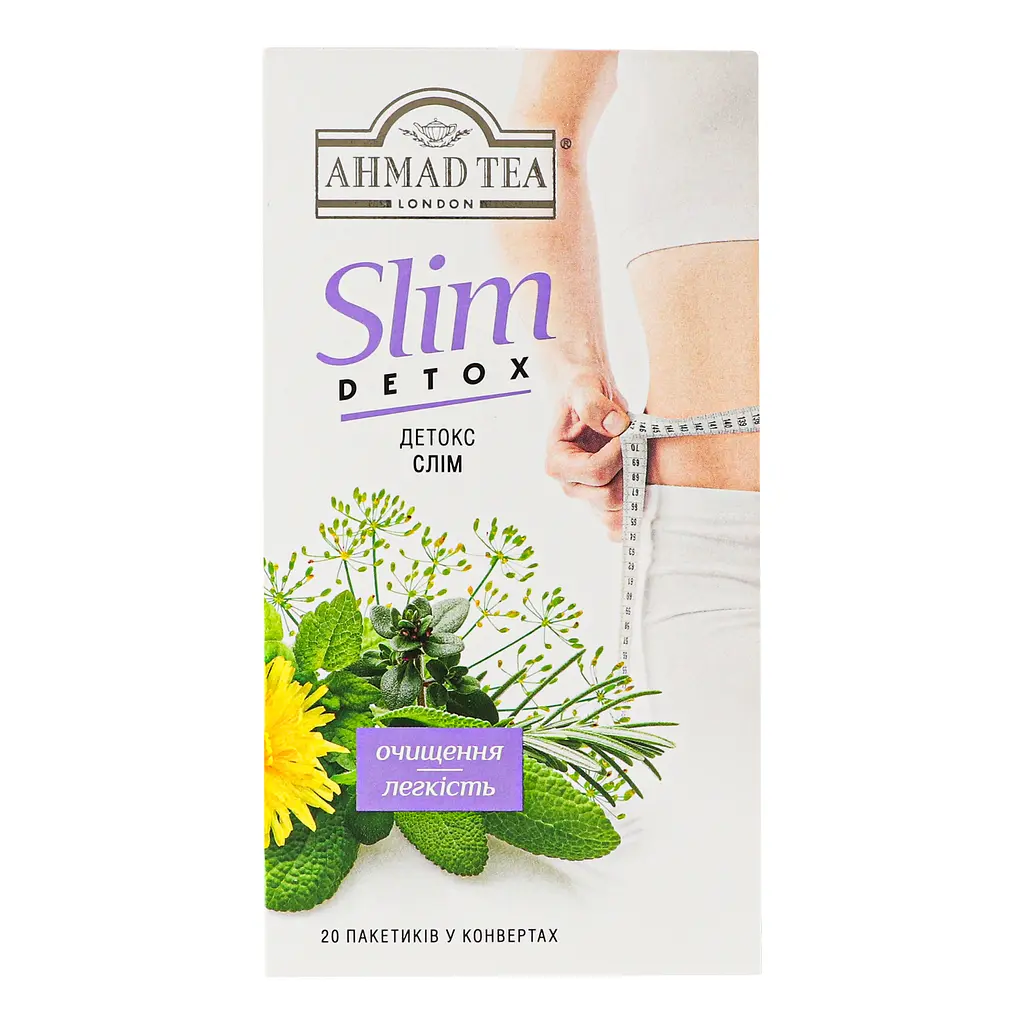 Суміш трав'яна Ahmad Tea Detox Slim, 20 пакетиків (736227) - фото 2