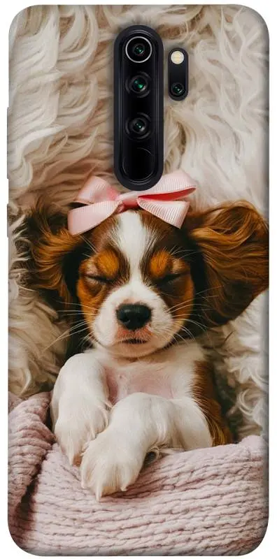 TPU чохол Demsky Sleepy spaniel для Xiaomi Redmi Note 8 Pro