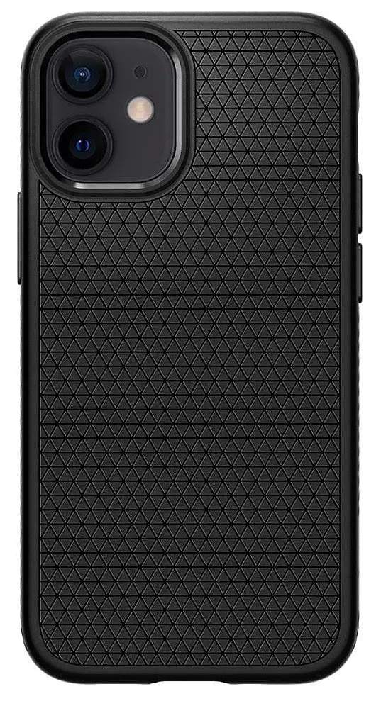 Чохол протиударний Spigen Liquid Air Armor ACS01744 для iPhone 12 Mini (5.4") Black