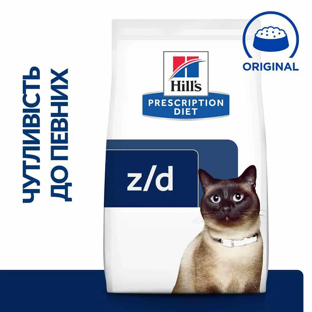 Сухий корм Hill's Prescription Diet z/d для котів при харчовій алергії, 3 кг - фото 2